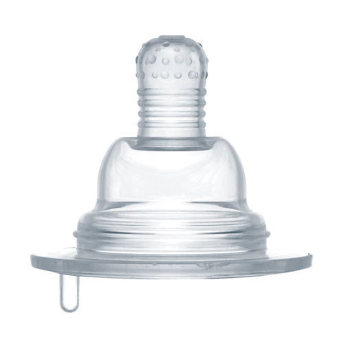 華林貝比寬口徑+字孔黃金三角奶嘴(2入)