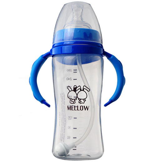 美啦美啦寶寶藍色奶瓶