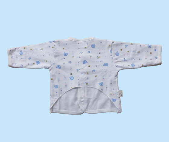 A05半背包邊系扣上衣(背面)