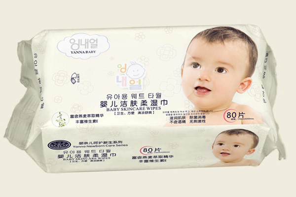 嬰奈兒7233yinge潔膚柔濕巾80片