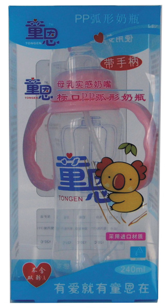 童恩標口PP弧形奶瓶240ml