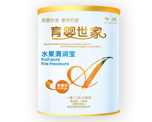 育嬰世家香橙味水果清潤(rùn)寶