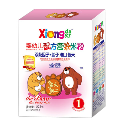 熊大熊二雙岐因子蓮子淮山薏米yingye營(yíng)養(yǎng)米粉