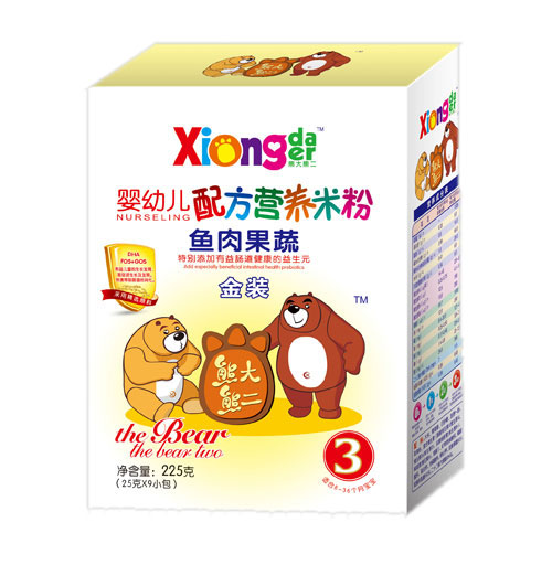 熊大熊二魚(yú)肉果蔬yingye營(yíng)養(yǎng)米粉