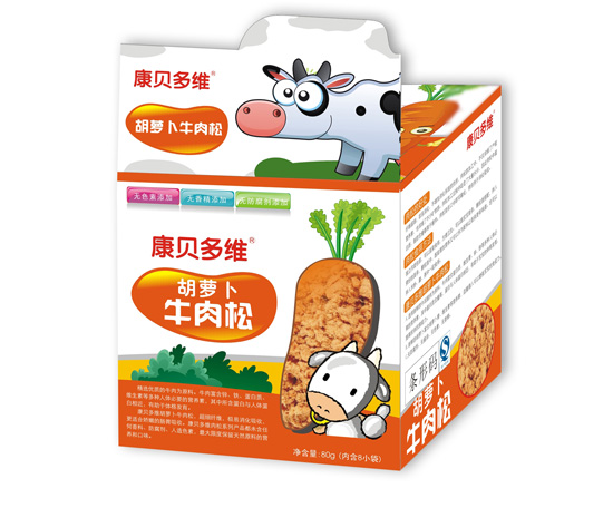 康貝多維胡蘿卜牛肉松