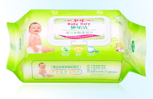 施爾潔yinge護(hù)膚柔濕巾80抽裝