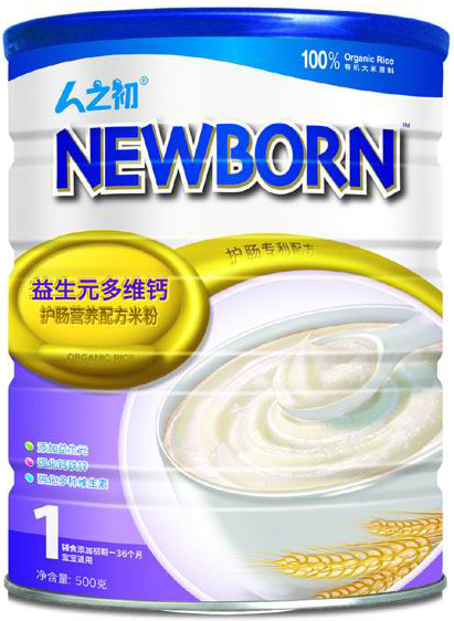 人之初益生元多維鈣yinge米粉1段