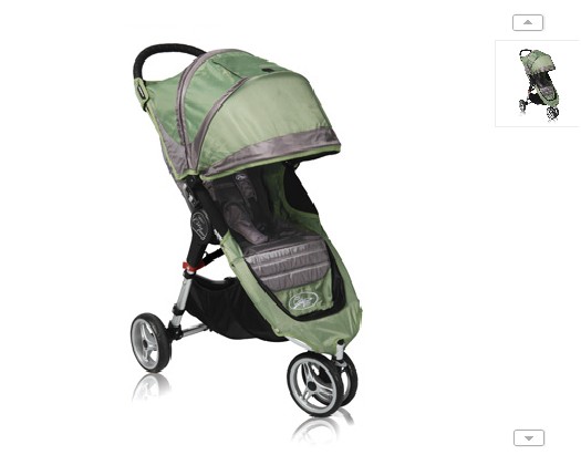 Baby Jogger city mini 綠色手推車(chē)
