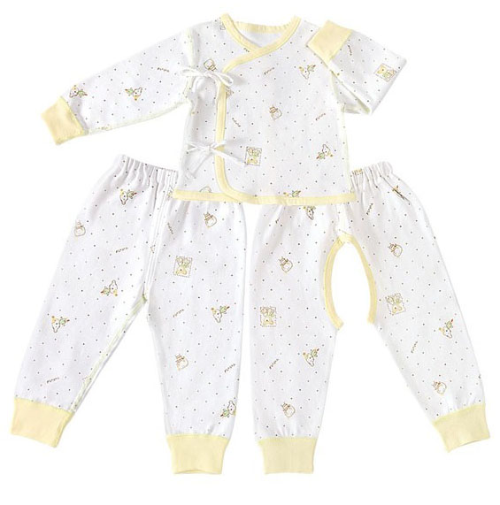 摩可拿純棉寶寶內(nèi)衣三件套