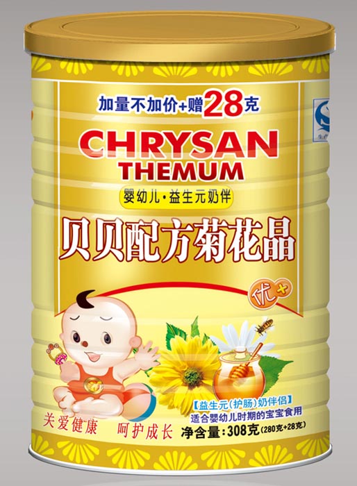 澳爾雅超金裝yingye益生元奶伴菊花晶