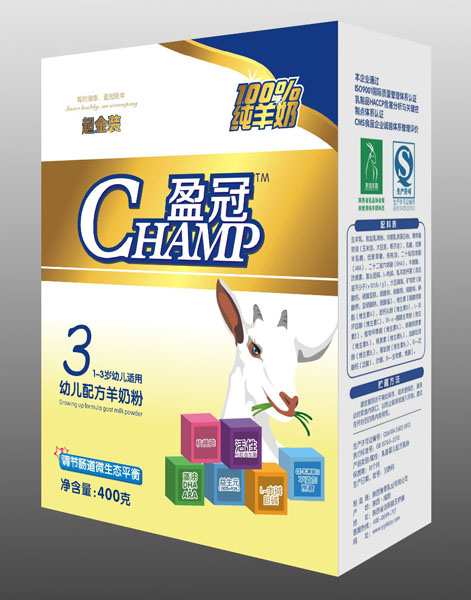 盈冠超金裝youe配方羊奶粉3段400g