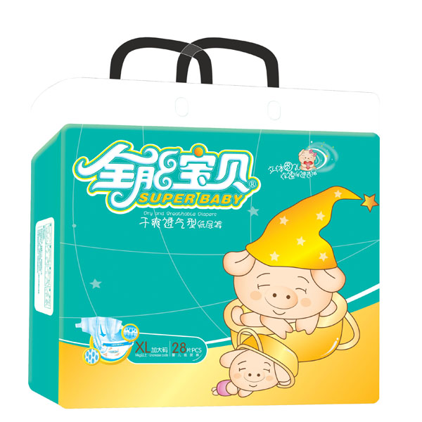 全能寶貝大包干爽透氣紙尿褲XL碼28片