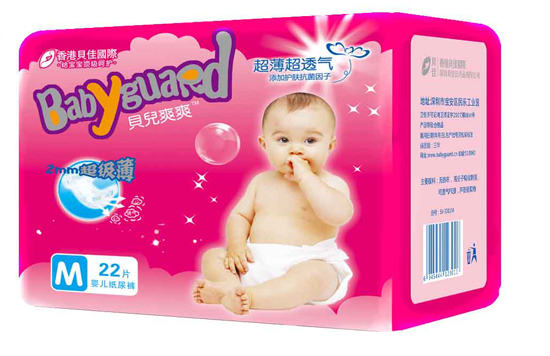 貝兒爽爽超薄舒爽紙尿褲