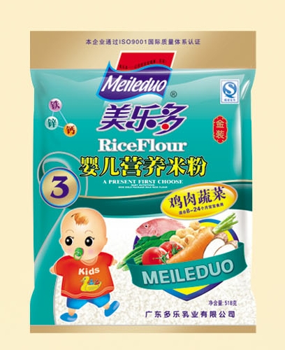 美多樂袋裝雞肉蔬菜yinge營(yíng)養(yǎng)米粉3段