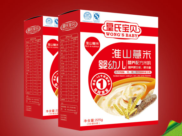 皇氏寶貝盒裝淮山惹米營養(yǎng)米粉1段