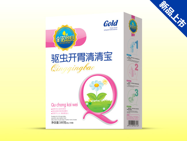 金諾恩貝盒裝驅(qū)蟲開胃清清寶