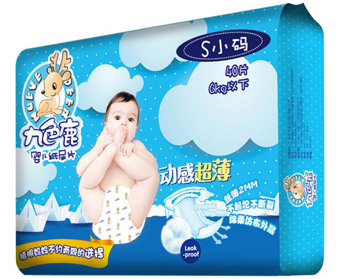 九色鹿動感超薄紙尿片S40