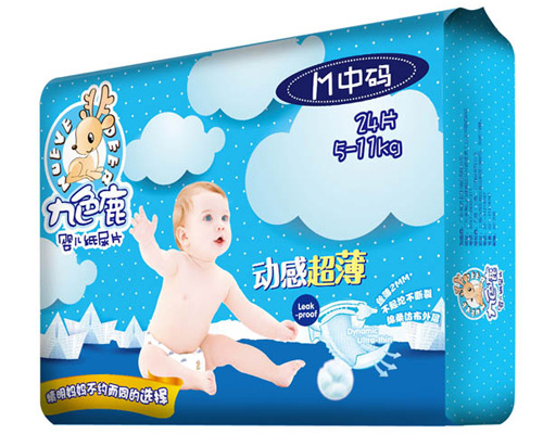 九色鹿動感超薄紙尿片M24