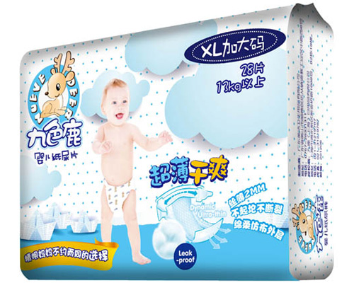 九色鹿超薄干爽紙尿片XL