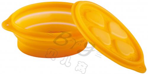 橢圓形折疊保鮮飯盒