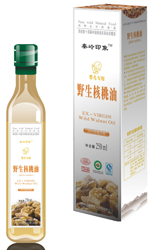 秦嶺印象yinge野生核桃油250ml