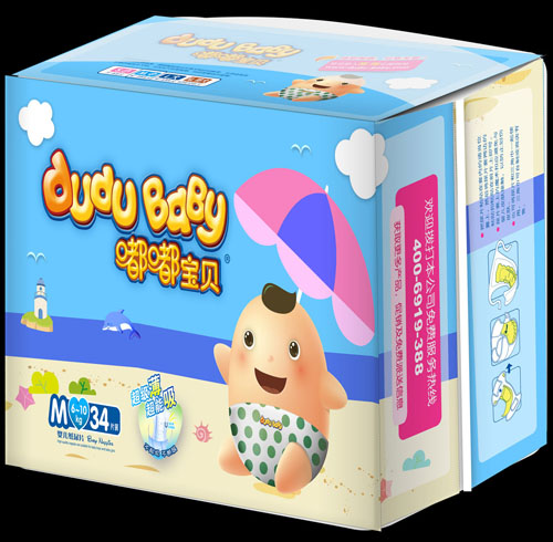 嘟嘟寶貝超級(jí)薄超能吸紙尿片M