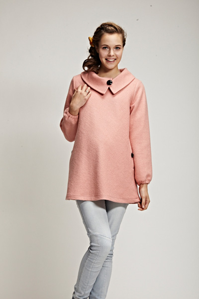 添茜粉紅長(zhǎng)袖yunf服