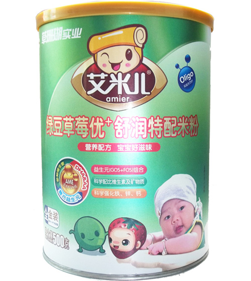 艾米兒綠豆草莓優(yōu)+舒潤(rùn)特配米粉