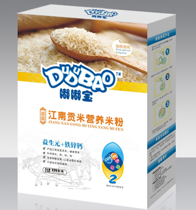 嘟嘟寶益生元+鐵鋅鈣營(yíng)養(yǎng)米粉盒裝