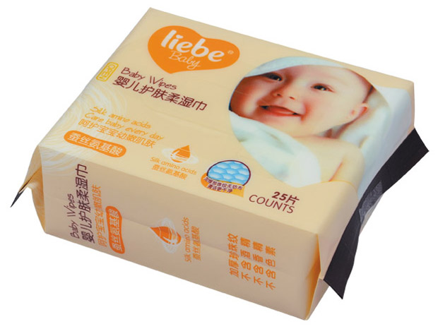 利貝yinge護(hù)膚柔濕巾25片