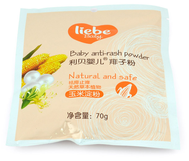 利貝yinge痱子粉70g