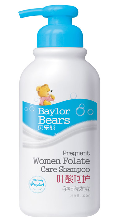 貝樂熊葉酸呵護yunf洗發(fā)露320ML