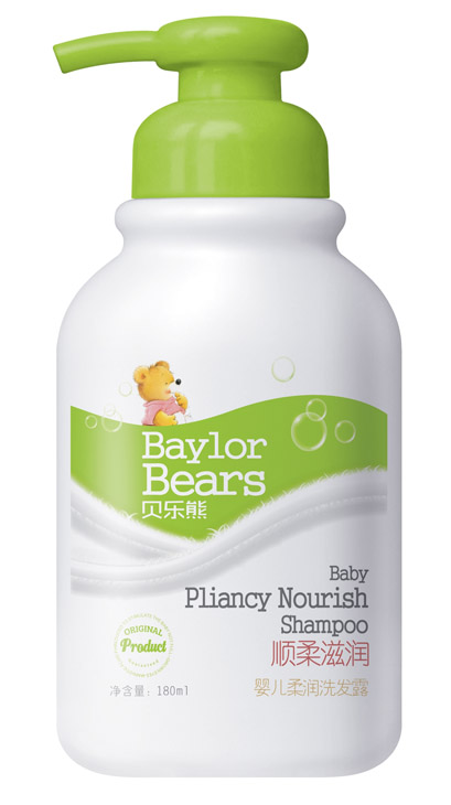 貝樂熊順柔滋潤yinge洗發(fā)露180ML