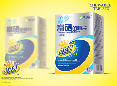 斯可萊富硒咀嚼片