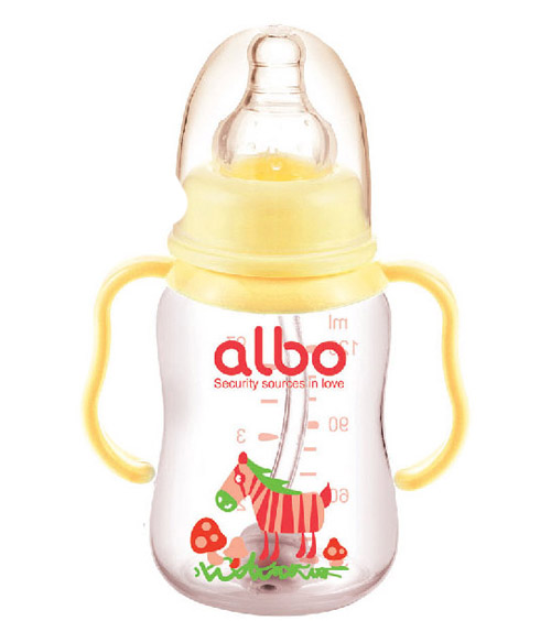 愛樂寶標口PP自動奶瓶120ml黃色