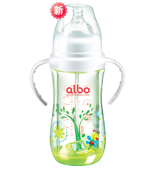 愛(ài)樂(lè)寶安全自動(dòng)玻璃奶瓶白色210ml