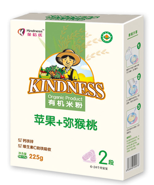 金倍氏蘋(píng)果+獼猴桃米粉-盒裝2段
