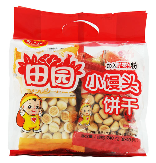 yinge樂(lè)田園小饅頭餅干
