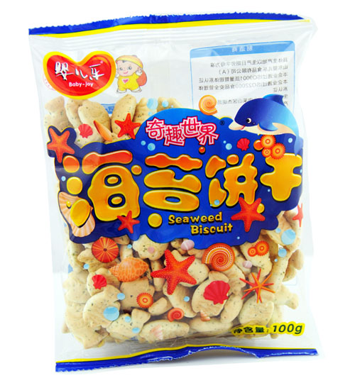 yinge樂(lè)奇趣世界海苔餅干