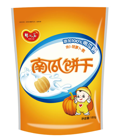 yinge樂(lè)南瓜餅干180g