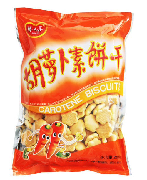 yinge樂(lè)胡蘿卜餅干280