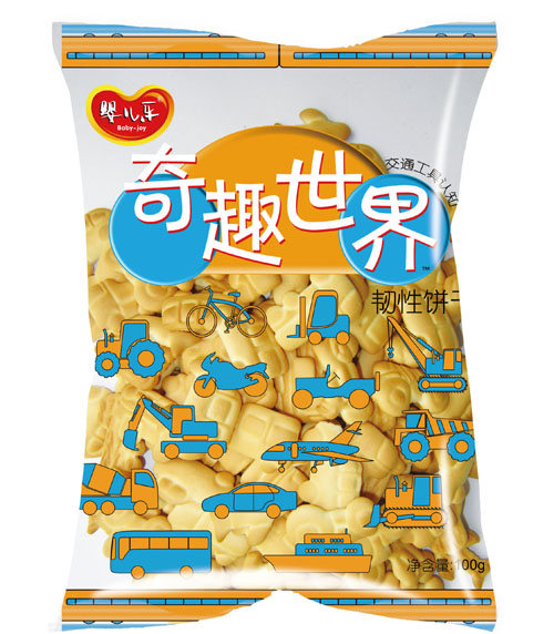 yinge樂奇趣世界交通工具餅干