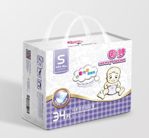 因夢(mèng)特柔超級(jí)薄yinge紙尿片S碼