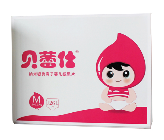 貝蕾仕納米銀負(fù)離子yinge紙尿片M碼