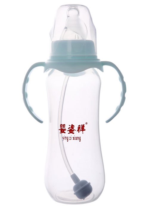 嬰姿祥標(biāo)口雙耳自動(dòng)圓弧奶瓶240ML