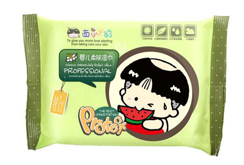 西瓜太郎yinge柔膚濕紙巾(12片裝)