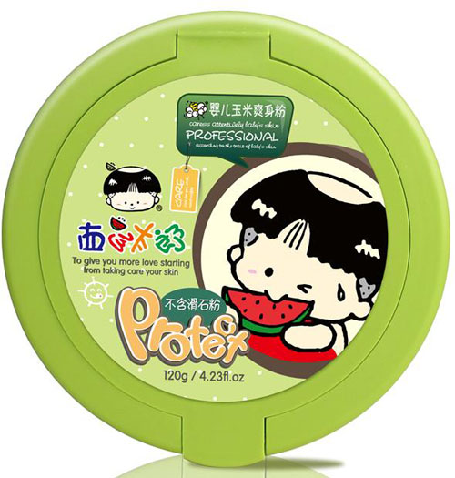 西瓜太郎yinge玉米爽身粉