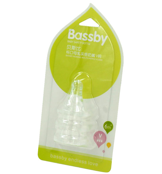 貝斯比標(biāo)口母乳實感奶嘴(三個裝)V碼