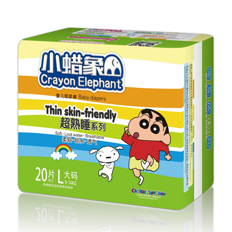 小蠟象超熟睡系列yinge紙尿褲L碼20片