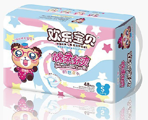 歡樂寶貝動(dòng)感系列紙尿褲S碼